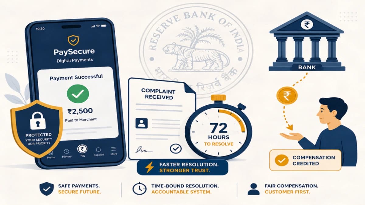 RBI Overhauls Customer Liability Framework for Digital Banking Fraud, Adds Compensation Scheme — Effective January 1, 2027