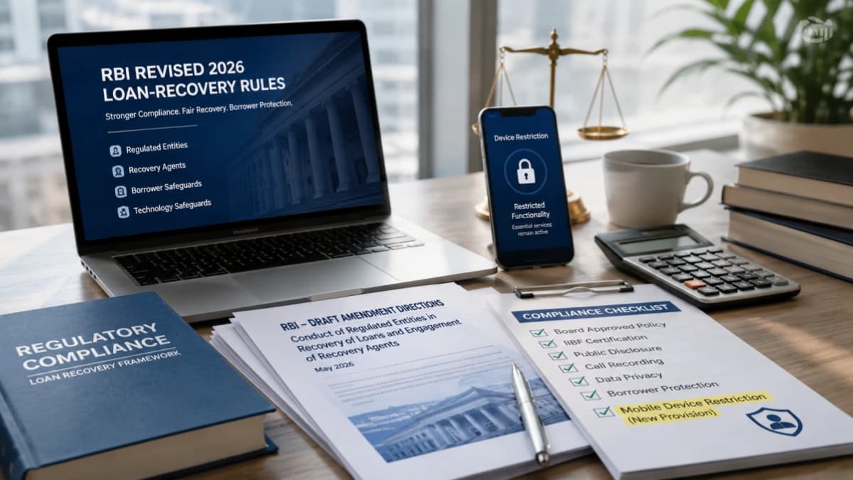 RBI’s New Loan Recovery Draft: Mobile Phone Restriction, Stricter Recovery Agent Rules, and What Changes in 2026