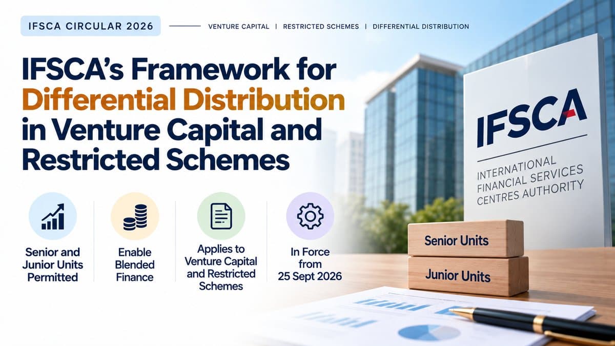 IFSCA's Framework for Differential Distribution in Venture Capital and Restricted Schemes (2026)