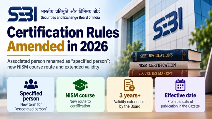 SEBI Certification Rules Amended in 2026