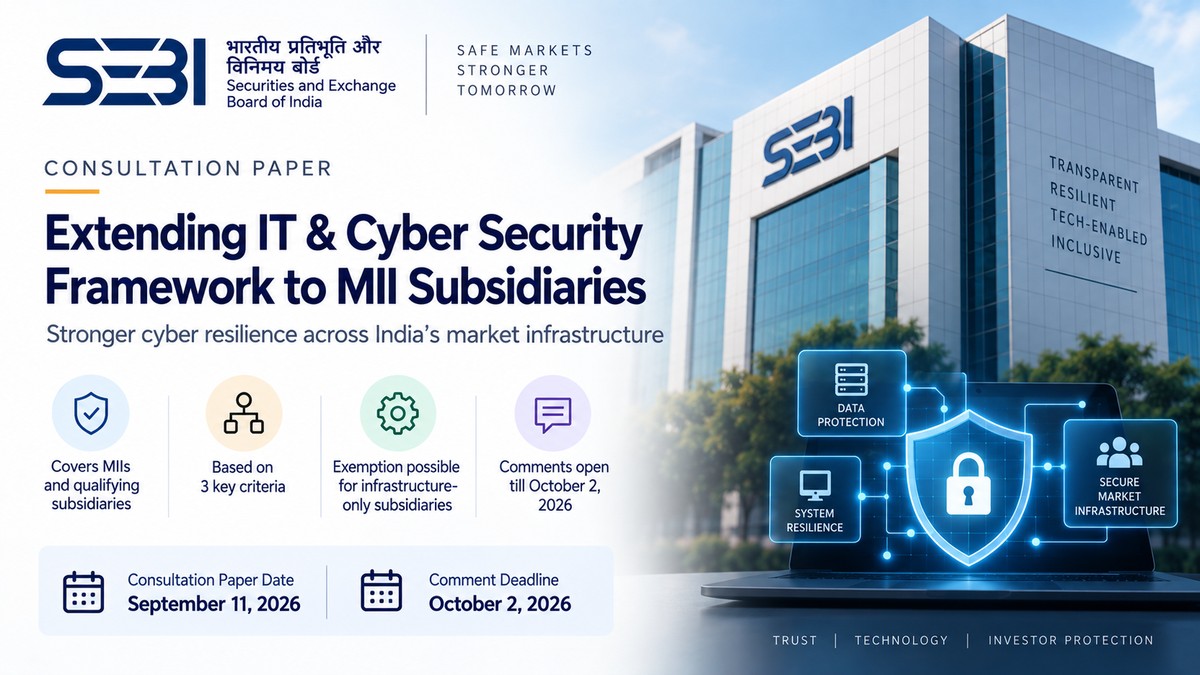 SEBI Proposes Extending IT & Cyber Security Framework of MIIs to Their Subsidiaries