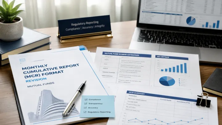 SEBI Revises Monthly Cumulative Report (MCR) Format for Mutual Funds