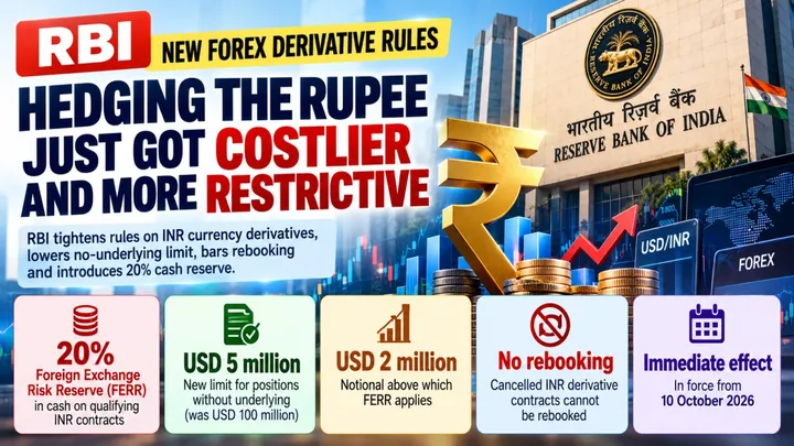 RBI Forex Rules Rupee Hedging Tightens