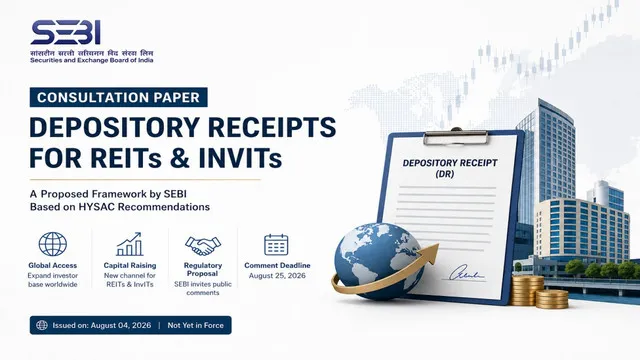 SEBI Consultation Paper on Depository Receipts for REITs and Publicly Listed InvITs 2026